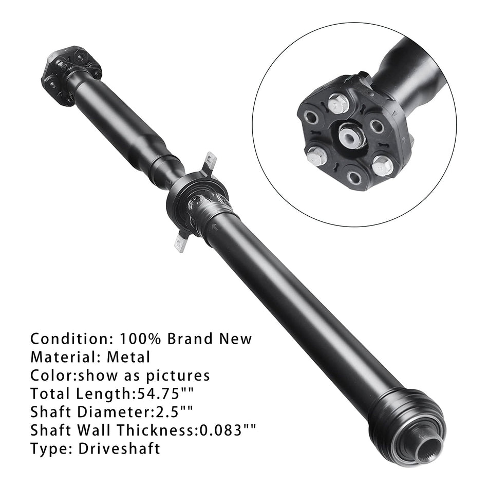 リアドライブシャフトプロップシャフトアセンブリ 26107589129 BMW X5 2011-2018用