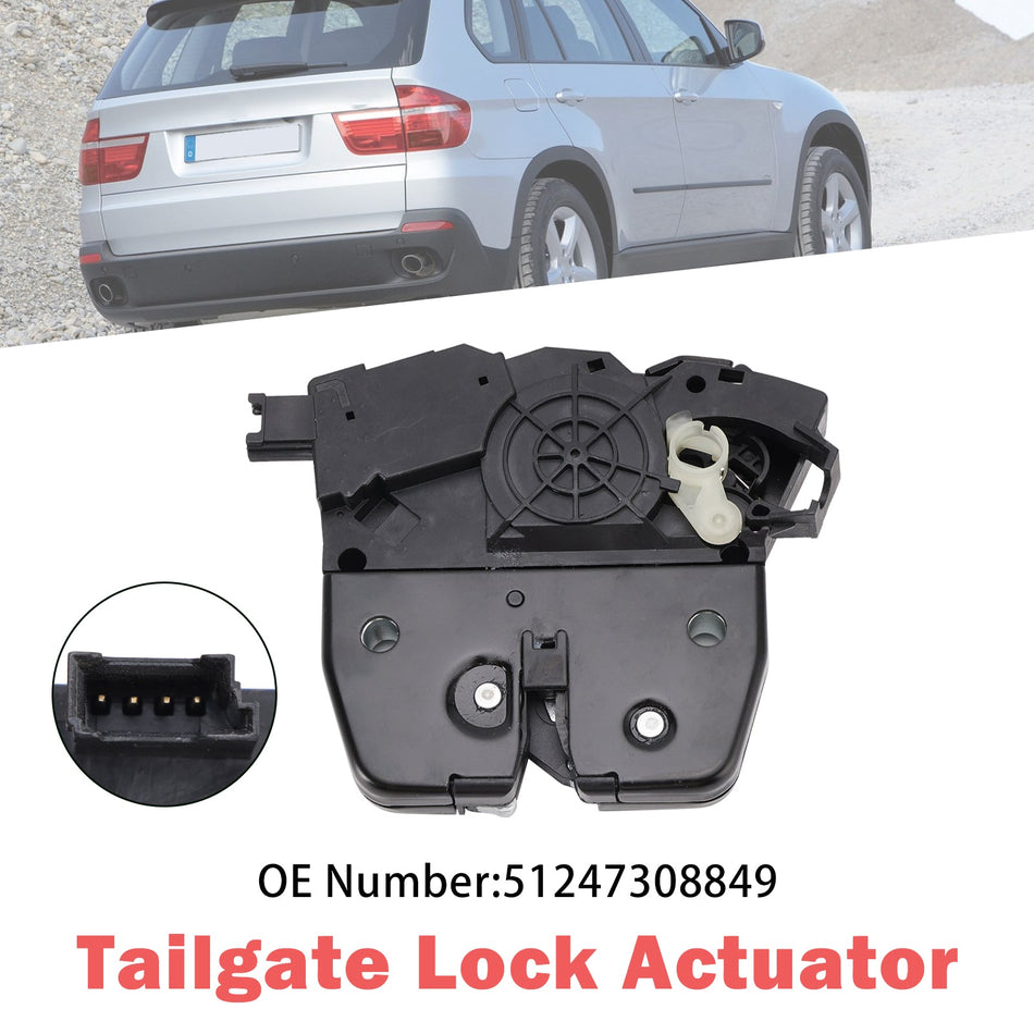 BMW X5 E70 xDrive 30d 30i 2006-2013用テールゲートロックアクチュエーター 51247308849