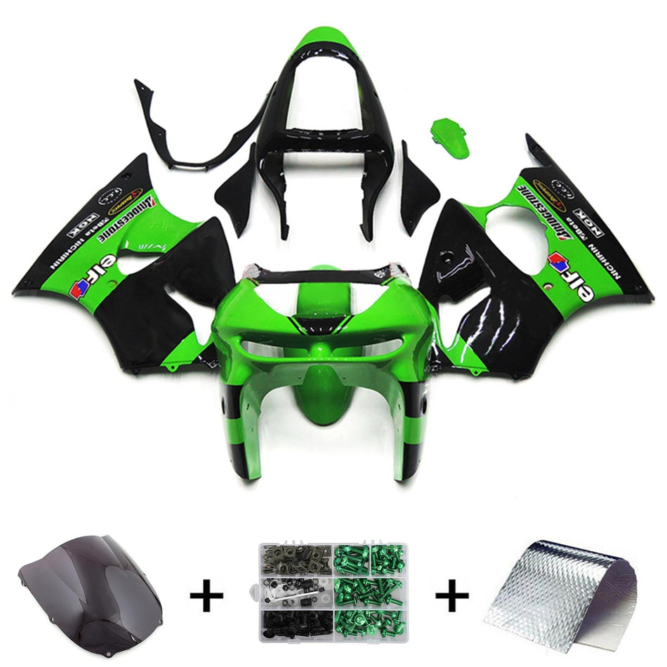 1998-1999 カワサキ ZX6R フェアリングキット ボディワーク プラスチック ABS