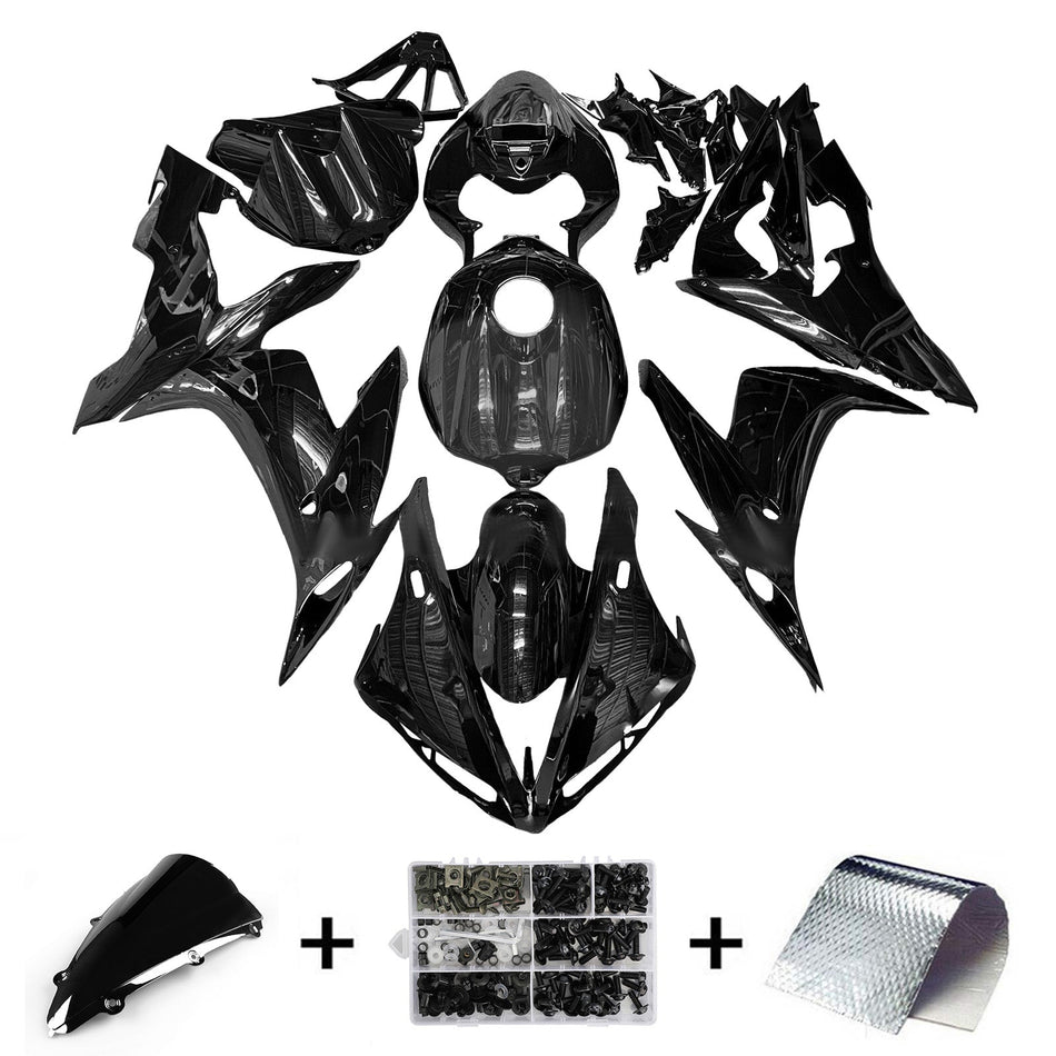 インジェクションフェアリングキット ボディワーク プラスチック ABS ヤマハ YZFR1 YZF-R1 2004-2006用