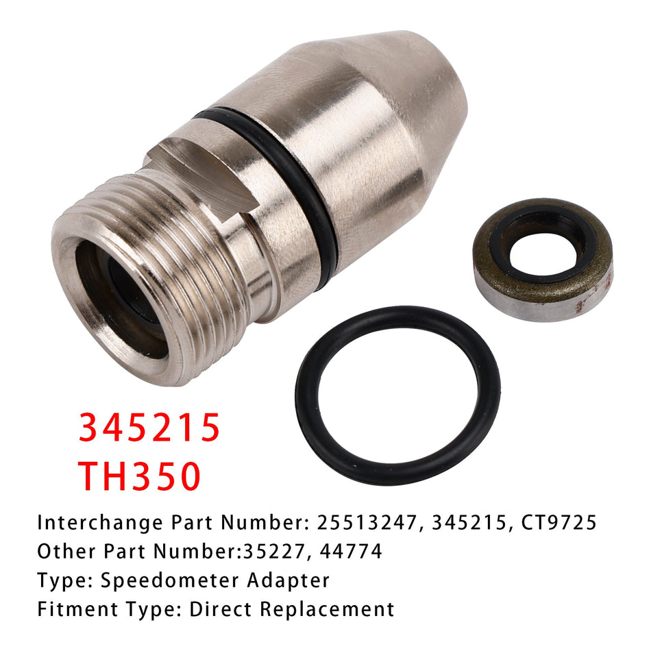 TH350 スピードメーターギアスリーブハウジング（予備シール付き）345215 GMターボ350用