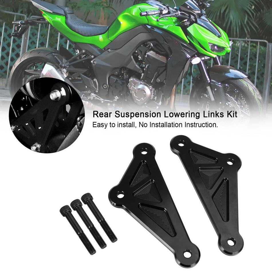 リアサスペンション ローダウンリンクキット KAWASAKI Z1000 2014-2015 ブラック