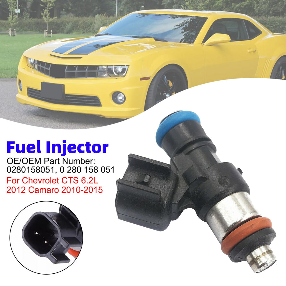 シボレー CTS 6.2L 2012、カマロ 2010-2015 用燃料インジェクター 1個 0280158051