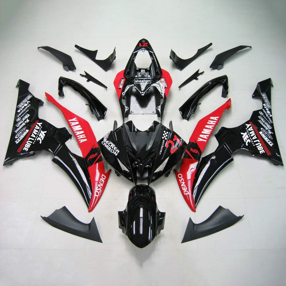 2008-2016 ヤマハ YZF 600 R6 インジェクションフェアリングキット ボディワーク プラスチック ABS #154