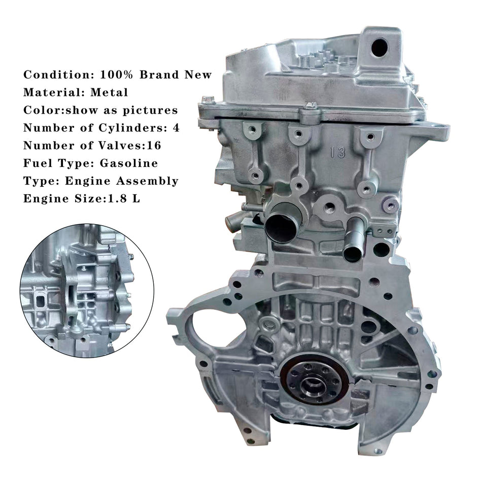 2000-2005 トヨタ セリカ GT エンジン 1ZZ-FE エンジン アセンブリ 4CYL 1.8L