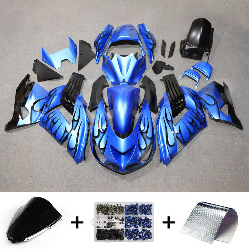 インジェクションフェアリングキット ボディワーク Kawasaki ZX14R ZZR1400 2012-2025 に適合