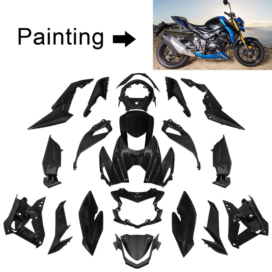 2017-2021 スズキ GSX-S 750 Amotopart インジェクションフェアリングキット ボディワーク プラスチック ABS #103
