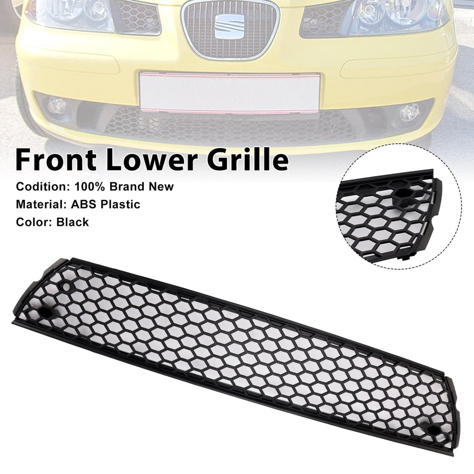 フロントハニーロアグリルグリル シートイビサ 6L FR 2002-2006 フェイスリフト前に適合