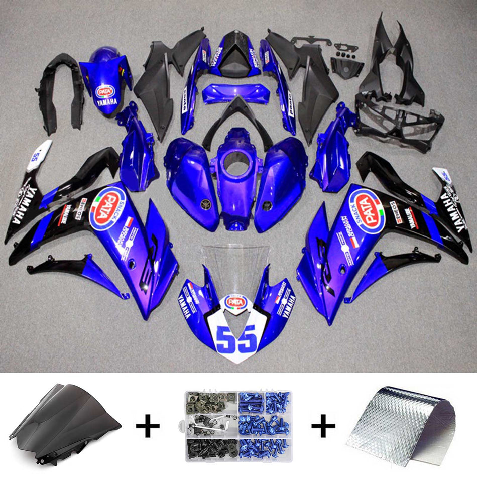 2014-2018 ヤマハ YZF-R3 2015-2017 R25 フェアリングキット ジェネリック