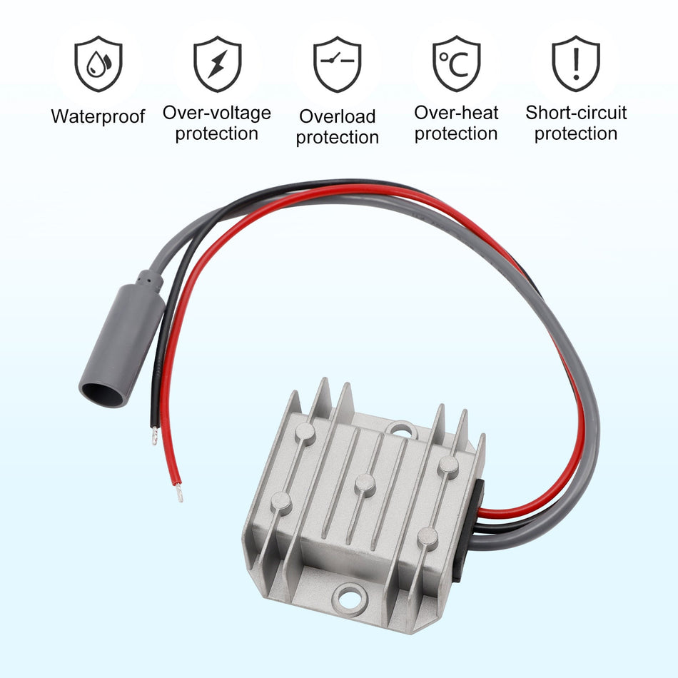 ミニ12VアダプターDCステップアップコンバーター12V/24Vから30V 3.5A 105Wスマートブースト