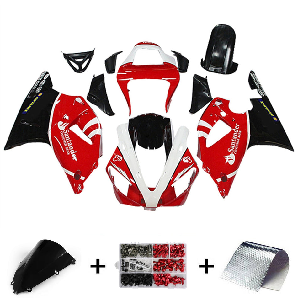 1998-1999 ヤマハ YZF 1000 R1 インジェクションフェアリングキット ボディワーク プラスチック ABS#129