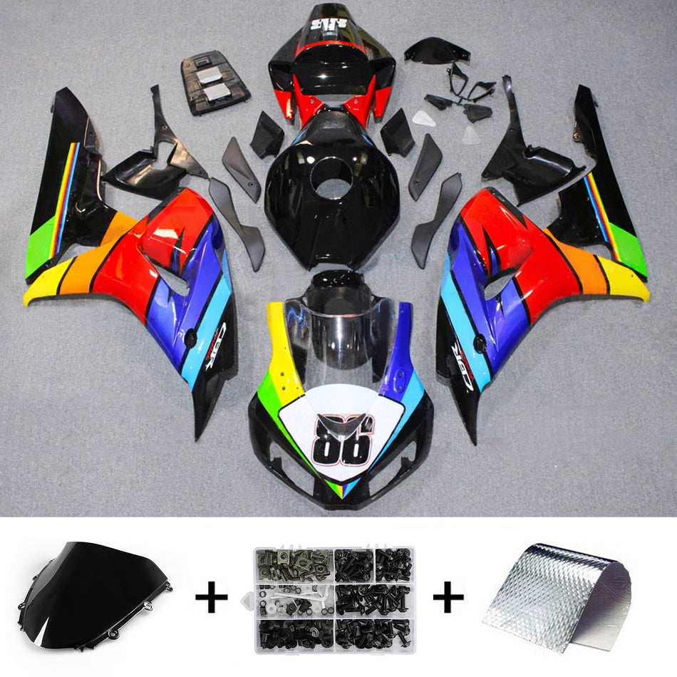 ホンダ CBR1000RR 2006-2007 用インジェクション フェアリングキット ボディワーク プラスチック ABS