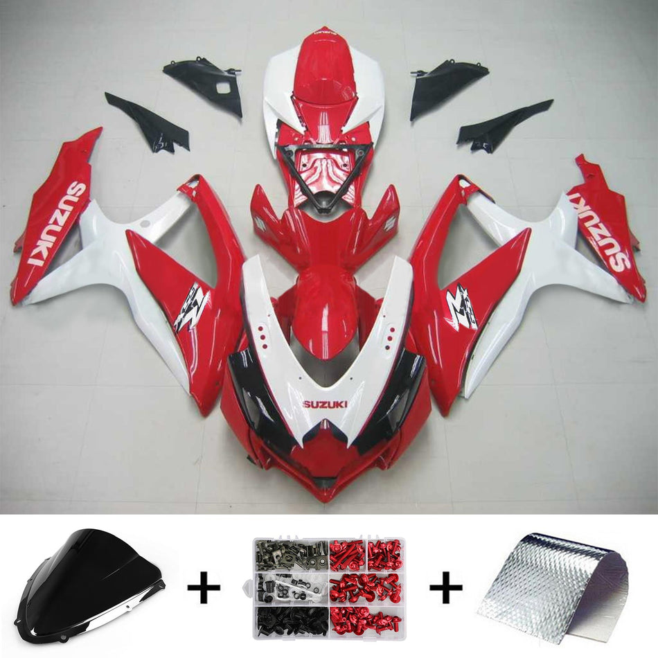 2008-2010 スズキ GSXR 600/750 K8 Amotopart インジェクションフェアリングキット ボディワーク プラスチック ABS #132