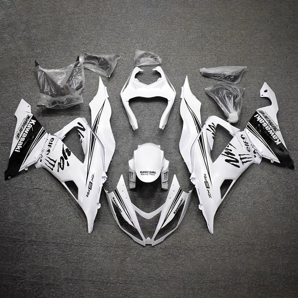 インジェクションフェアリングキット ボディワーク プラスチック ABS カワサキ ZX6R 636 2013-2018 に適合