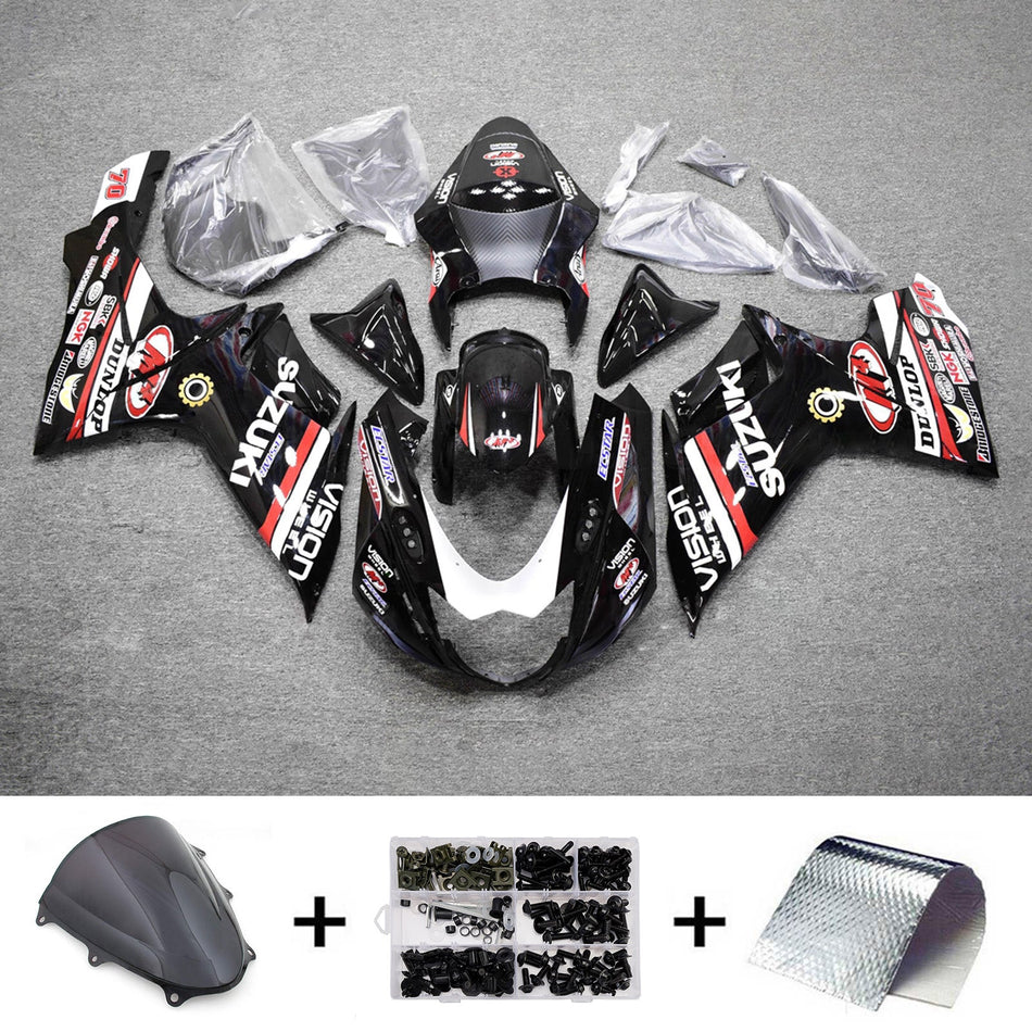 インジェクションフェアリングキット ボディワーク プラスチック ABS スズキ GSXR 600/750 2011-2026 K11用