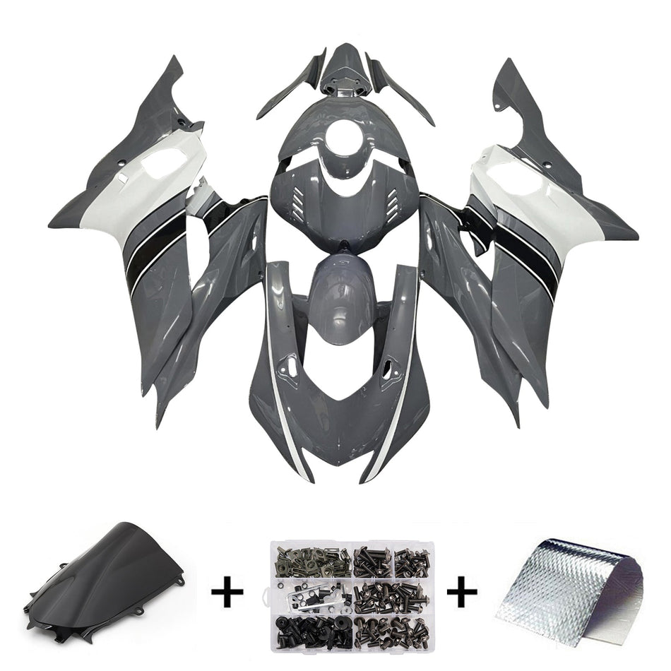 インジェクションフェアリングキット ボディワーク プラスチック ABS ヤマハ YZF-R6 2017-2023 に適合