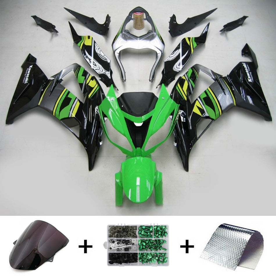 2013-2018 カワサキ ZX6R 636 Amotopart インジェクションフェアリングキット ボディワーク プラスチック ABS #111