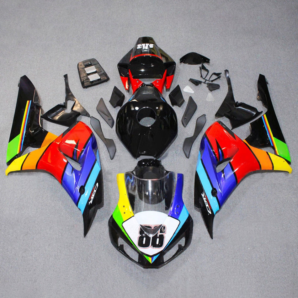 ホンダ CBR1000RR 2006-2007 用インジェクション フェアリングキット ボディワーク プラスチック ABS