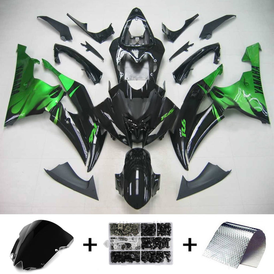 2008-2016 ヤマハ YZF 600 R6 インジェクションフェアリングキット ボディワーク プラスチック ABS #131
