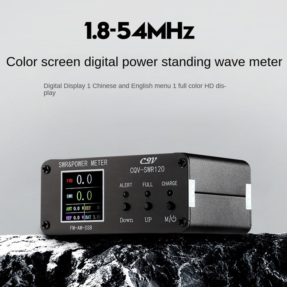 1.8MHz-54MHz 定在波計 240 * 240 フルカラー LCD ディスプレイ パワーメーター