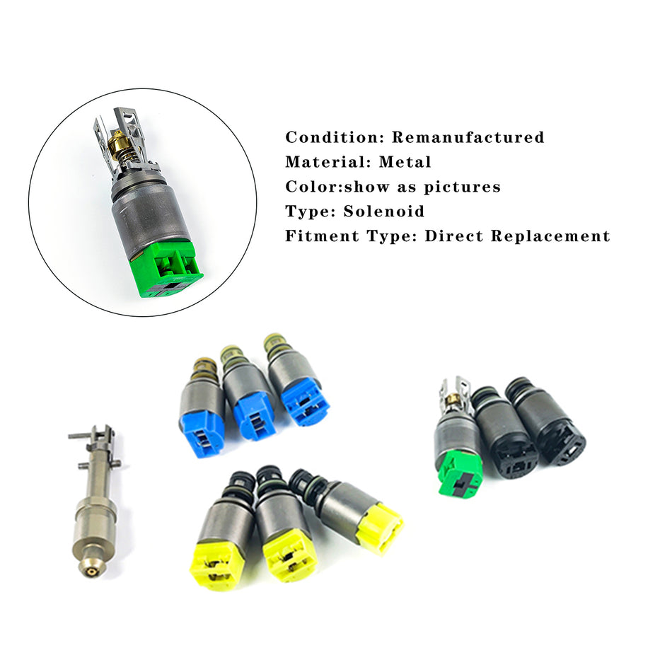 9PCS 6HP26 6HP28 6HP32 トランスミッションソレノイド BMW 750i 760Li用