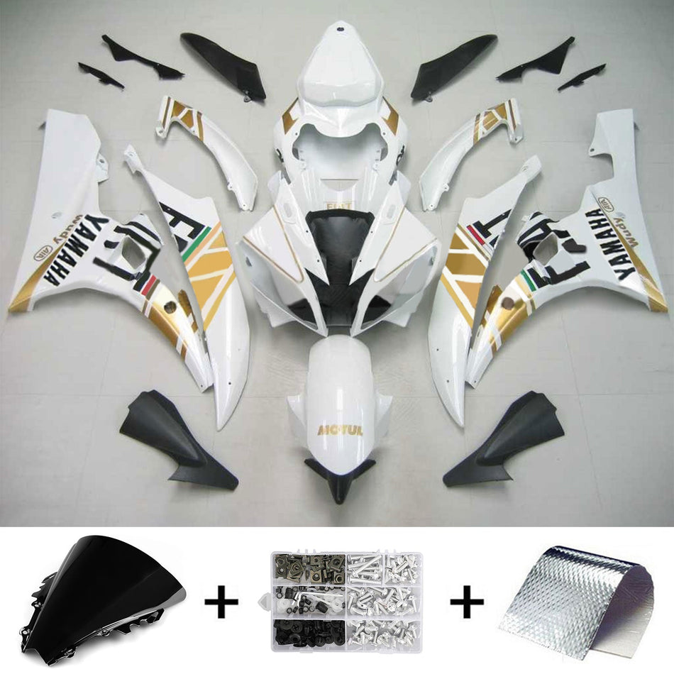 2006-2007 ヤマハ YZF 600 R6 Amotopart インジェクションフェアリングキット ボディワーク プラスチック ABS #126