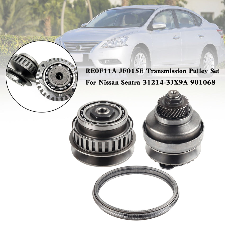 2013-2015 スズキ スペーシア a-CUV GMDaewoo シボレー スパーク RE0F11A JF015E トランスミッション プーリー セット 31214-3JX9A 901068