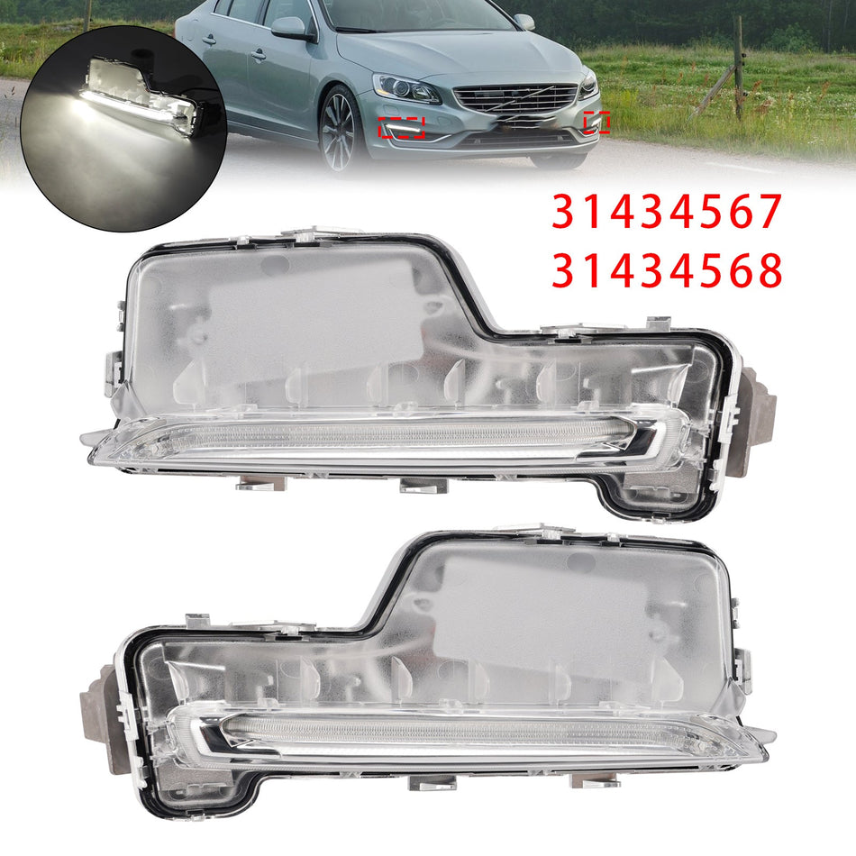 2014-2018 ボルボ S60 フロントフォグランプ ペア 31434567 31434568