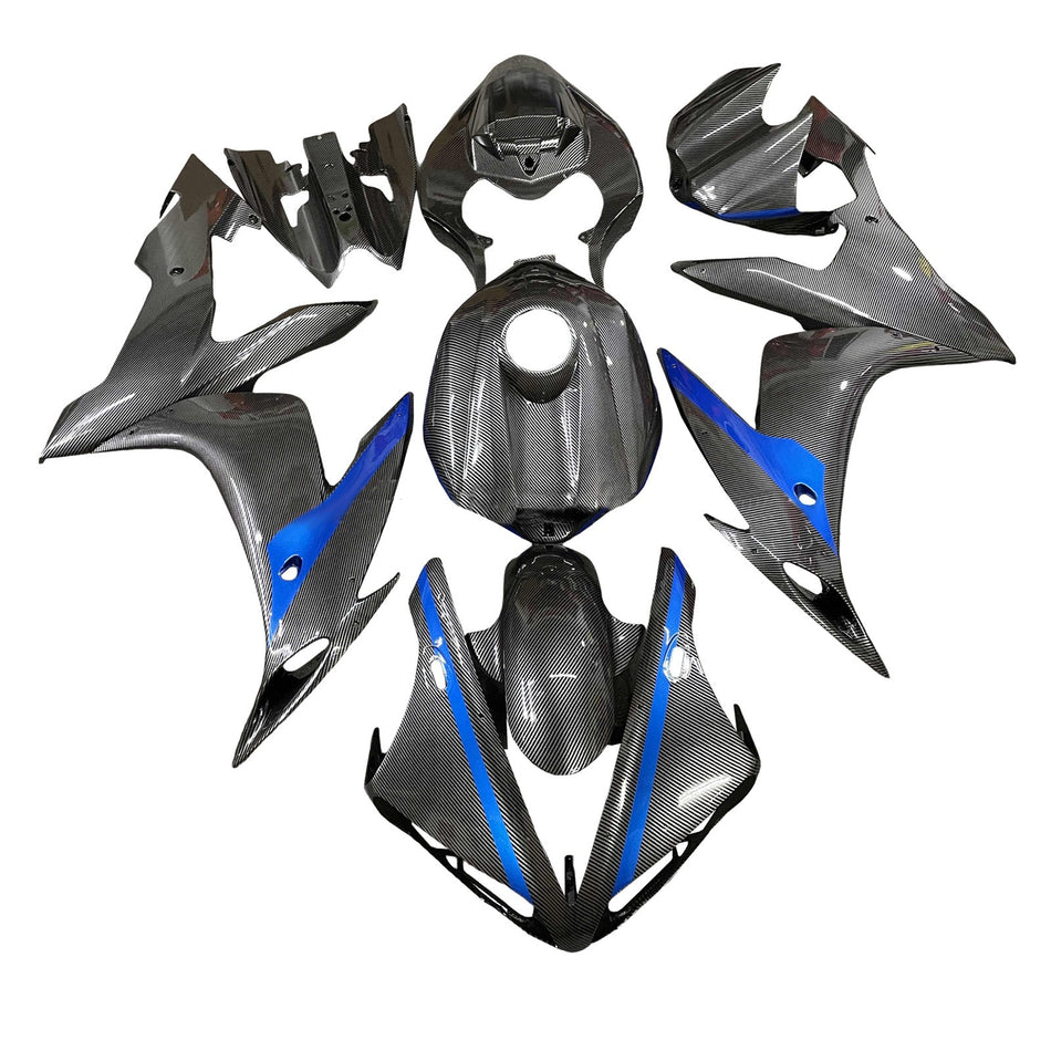 インジェクションフェアリングキット ボディワーク プラスチック ABS ヤマハ YZFR1 YZF-R1 2004-2006用
