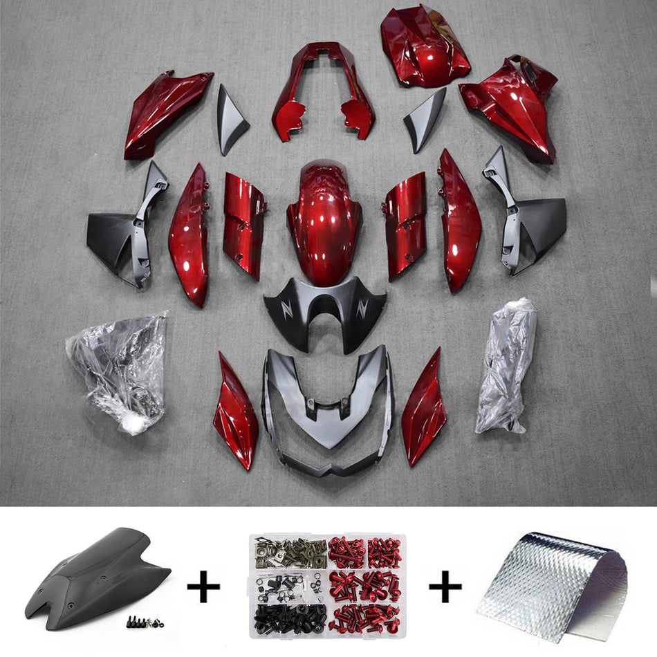 インジェクションフェアリングキット ボディワーク プラスチック ABS カワサキ Z1000 2010-2013 に適合