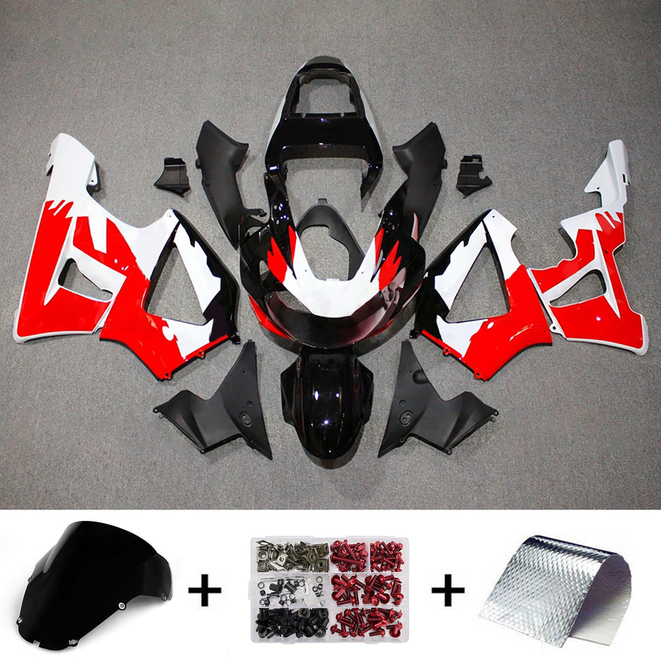 ホンダ CBR929RR 2000-2001 用射出成形フェアリングキット ボディワーク プラスチック ABS