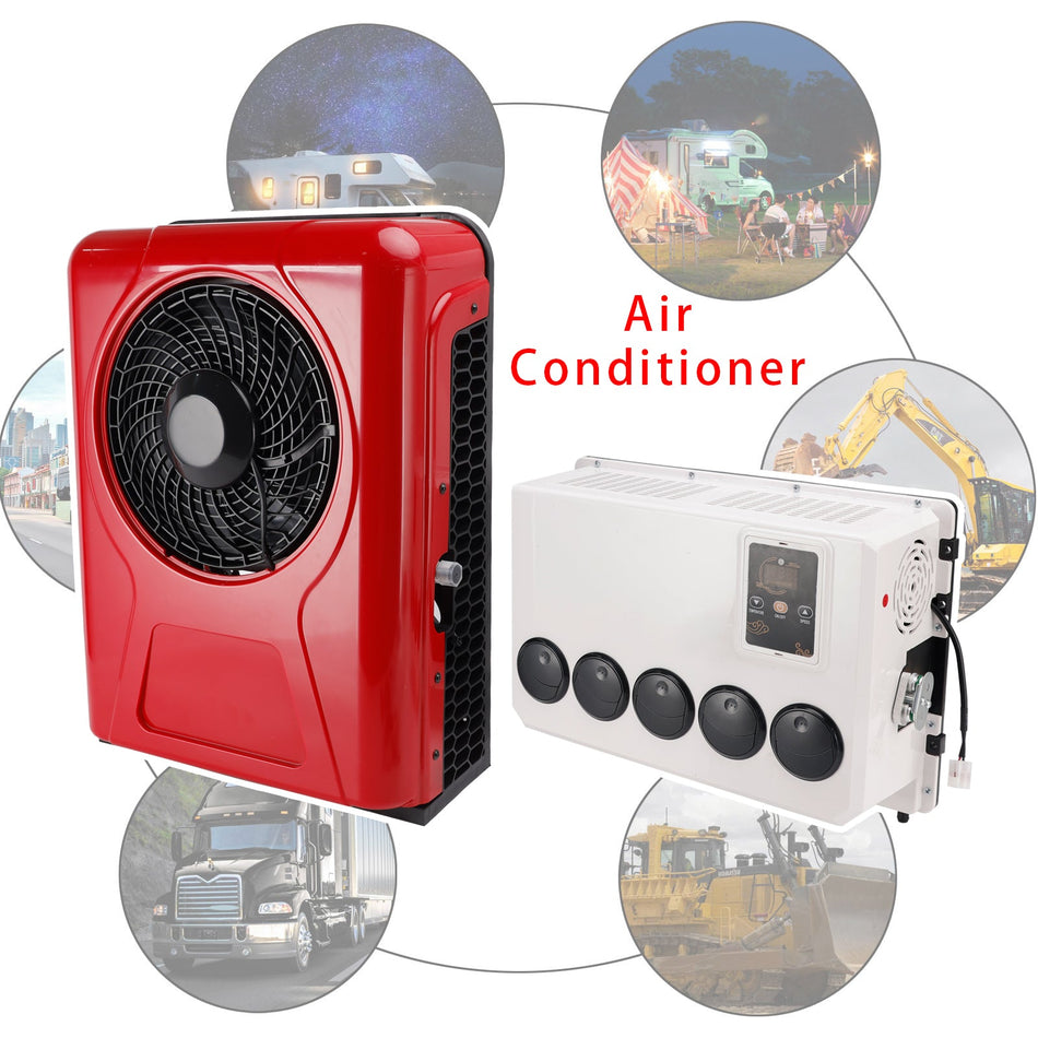 24V RVエアコン 13000BTU トラック用セパレートエアコン キャンピングカー、トラック、RV、トレーラー用