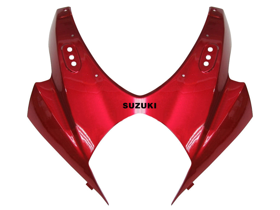 2007-2008 スズキ GSXR 1000 レッドチェリー &amp; ブラック GSXR レーシングフェアリング ジェネリック