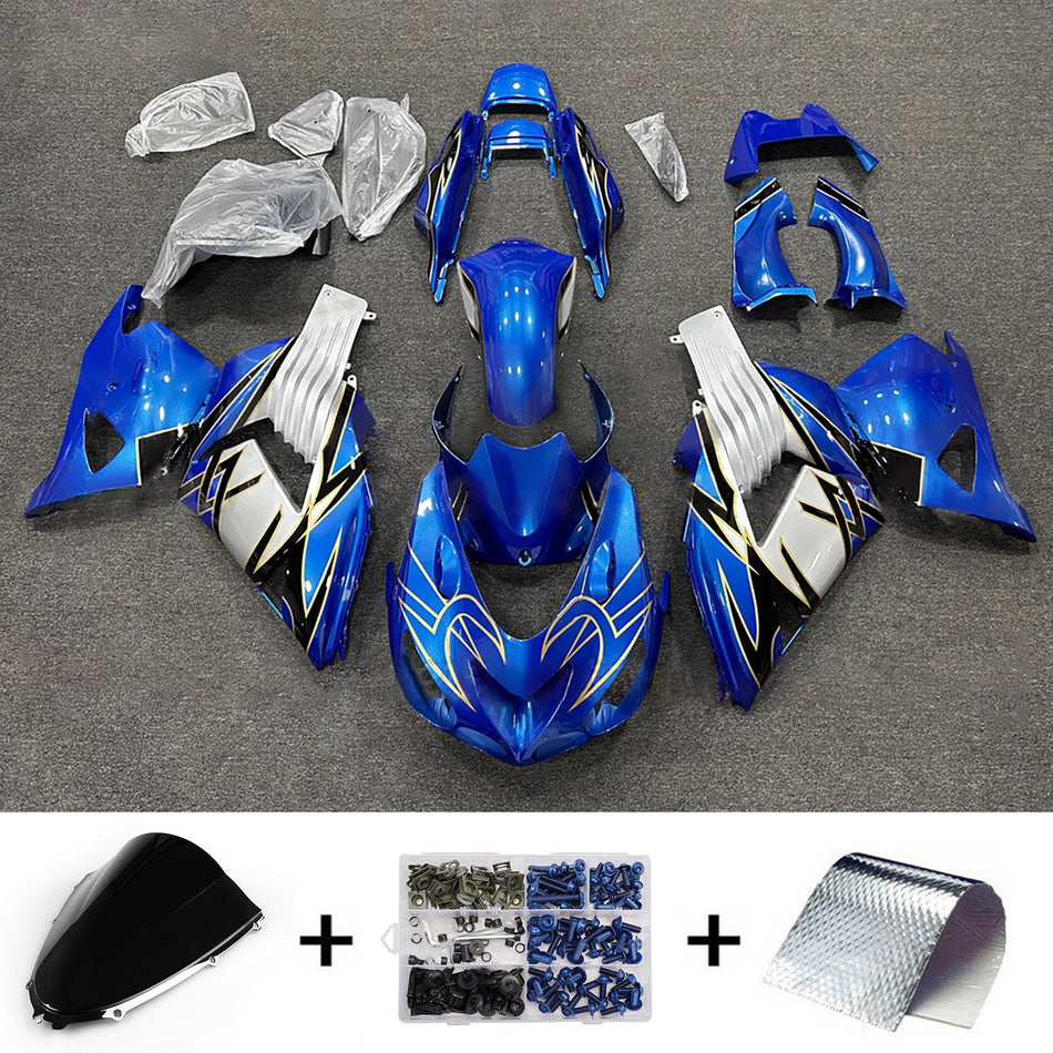 インジェクションフェアリングキット ボディワーク Kawasaki ZX14R ZZR1400 2012-2025 に適合
