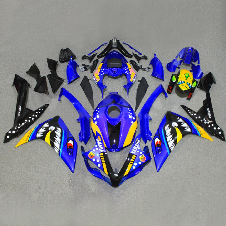 2007-2008 ヤマハ YZF 1000 R1 フェアリングキット ボディワーク プラスチック ABS