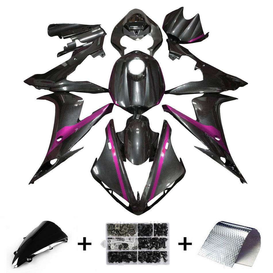 インジェクションフェアリングキット ボディワーク プラスチック ABS ヤマハ YZFR1 YZF-R1 2004-2006用
