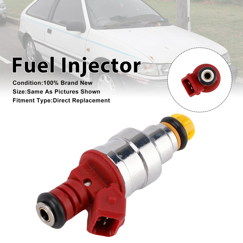 ヒュンダイ エクセル 1990-1994、スクープ 1991-1992 用燃料インジェクター 1個 0280150788