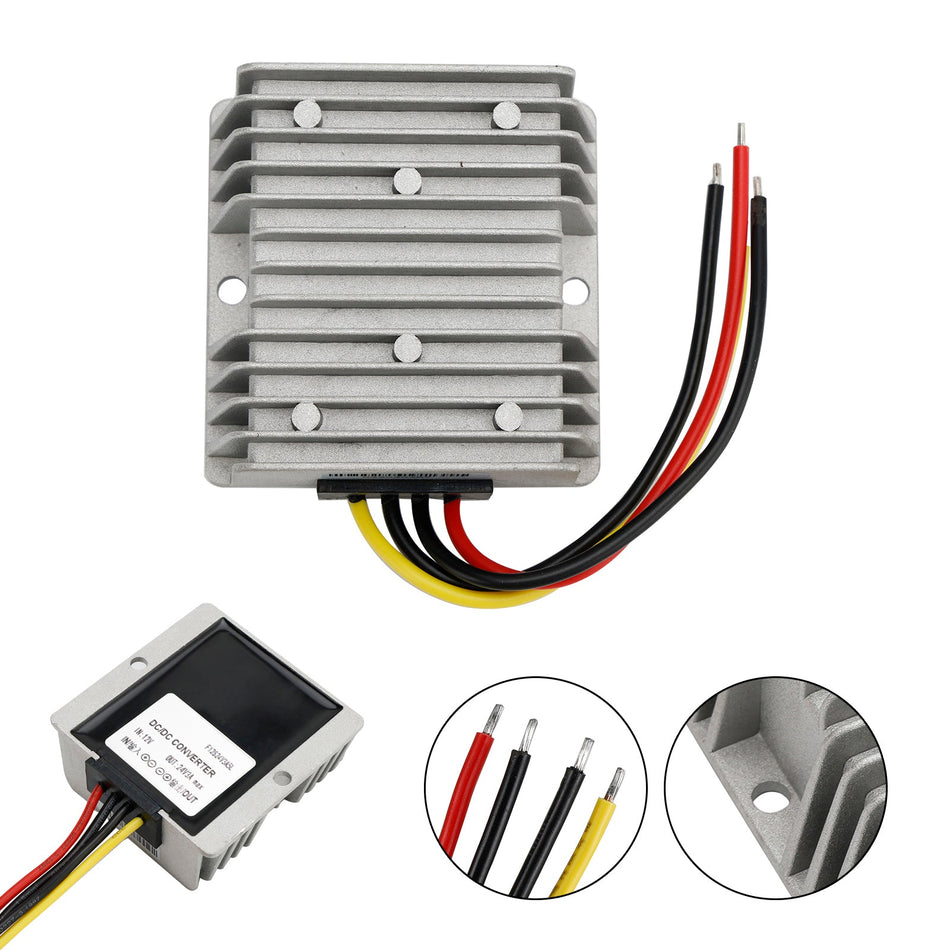 12Vから24V 3A 72W DC-DC昇圧ステップアップ電源コンバータ電圧レギュレータモジュール