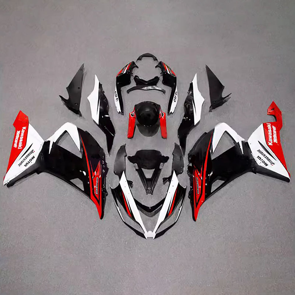 インジェクションフェアリングキット ボディワーク プラスチック ABS カワサキ ZX6R 636 2013-2018 に適合