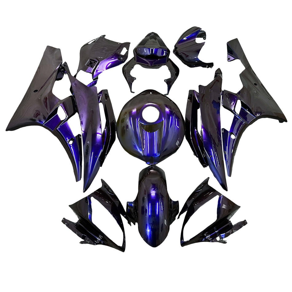 インジェクションフェアリングキット ボディワーク プラスチック ABS ヤマハ YZFR6 YZF-R6 2006-2007用