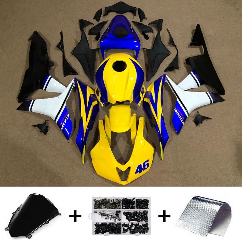 ホンダ CBR600RR 2007-2008 F5 用 ABS樹脂製インジェクションフェアリングキット