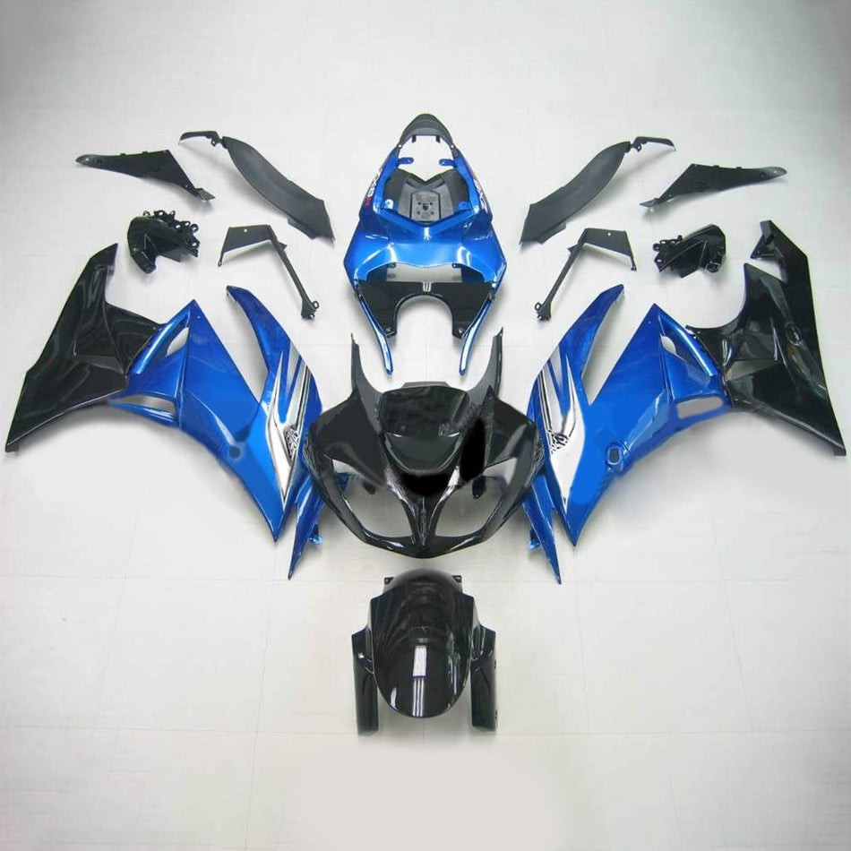 2009-2012 カワサキ ZX6R 636 Amotopart インジェクションフェアリングキット ボディワーク プラスチック ABS #106