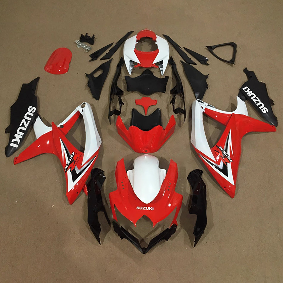 スズキ GSXR 600/750 2008-2010 K8 用 インジェクションフェアリングキット ボディワーク プラスチック ABS