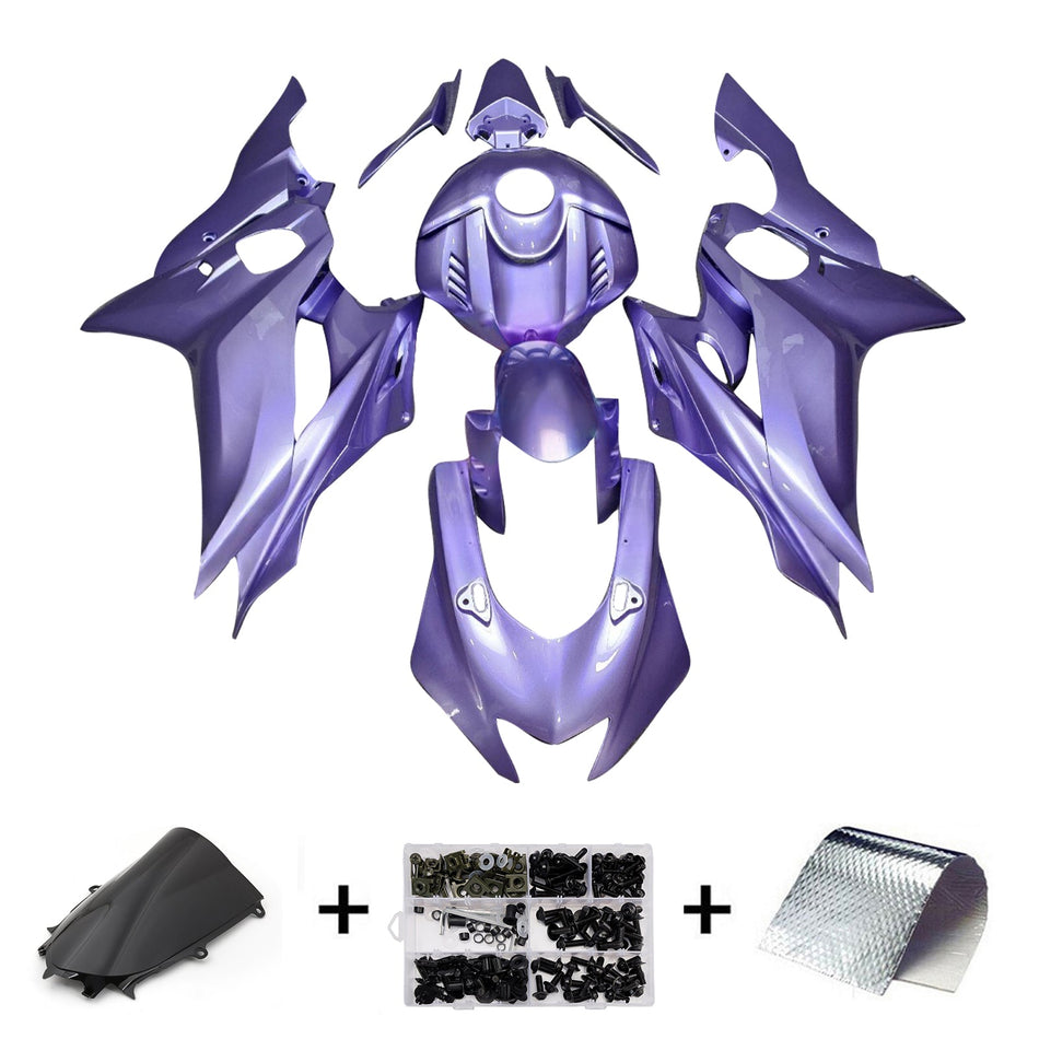インジェクションフェアリングキット ボディワーク プラスチック ABS ヤマハ YZF-R6 2017-2023 に適合