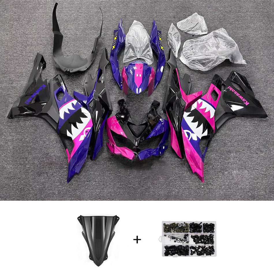 カワサキ Ninja ZX-25R ZX-4R ZX-4RR 2019-2025 に適合するインジェクションフェアリングキット
