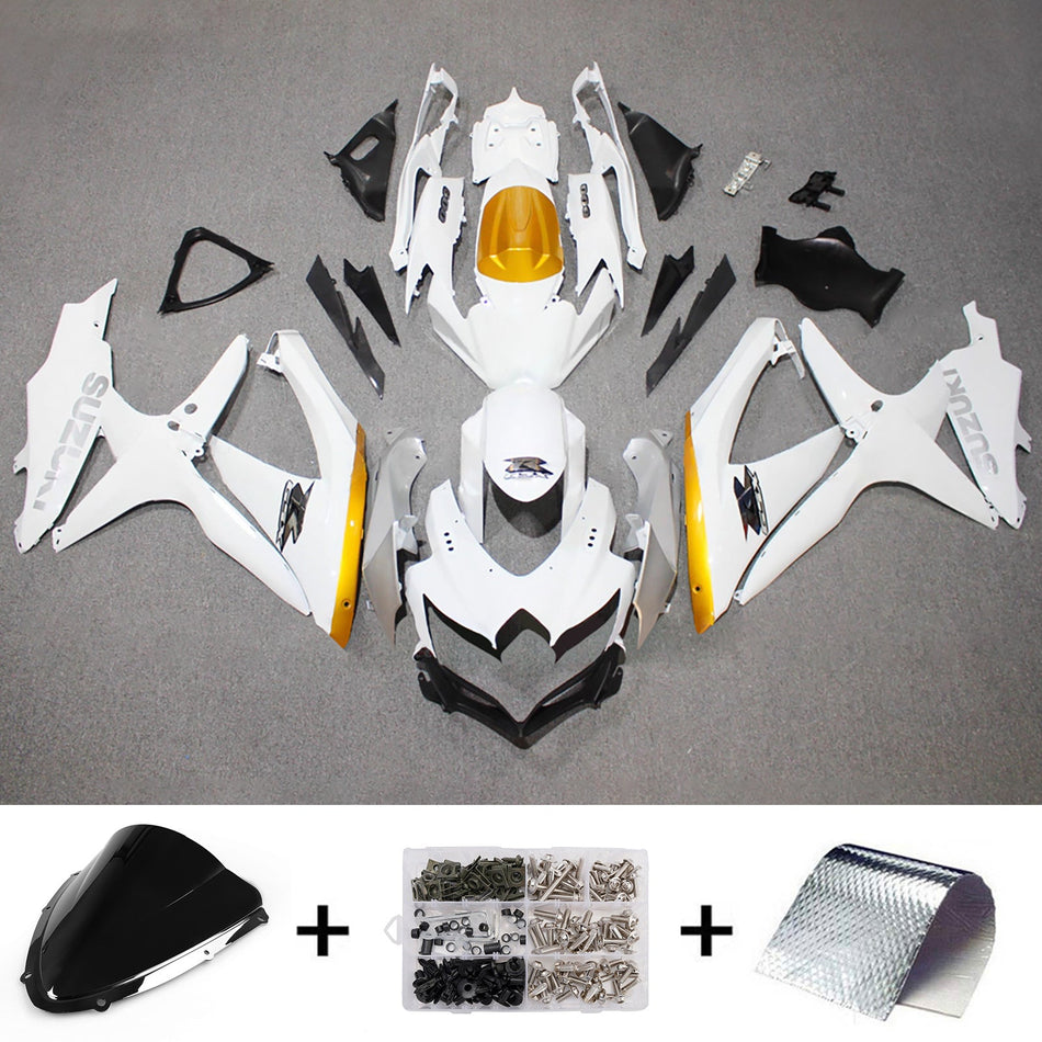 スズキ GSXR 600/750 2008-2010 K8 用 インジェクションフェアリングキット ボディワーク プラスチック ABS