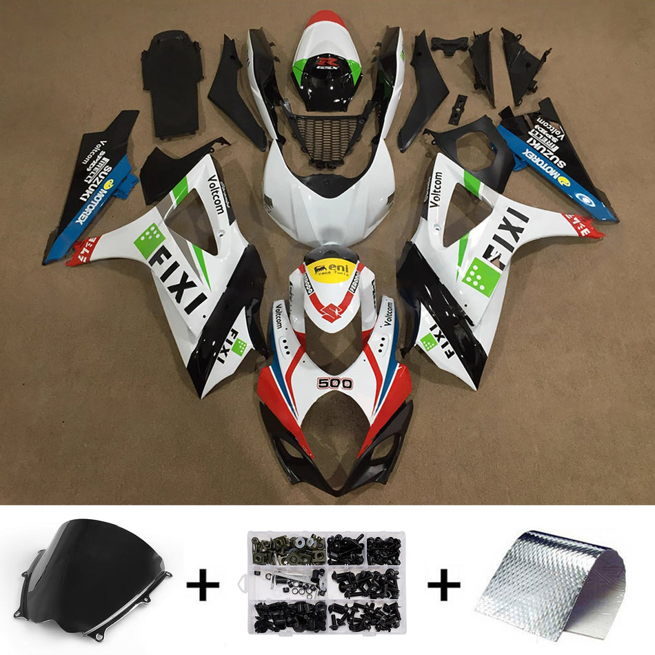 スズキ GSXR1000 2007-2008 K7用 インジェクションフェアリングキット ボディワーク プラスチック ABS