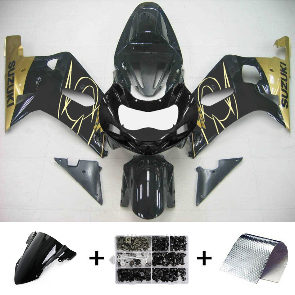 2001-2003 スズキ GSXR750 K1 Amotopart インジェクションフェアリングキット ボディワーク プラスチック ABS #106