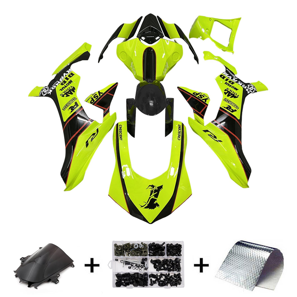 インジェクションフェアリングキット ボディワーク プラスチック ABS ヤマハ YZFR1 YZF-R1 2015-2019用