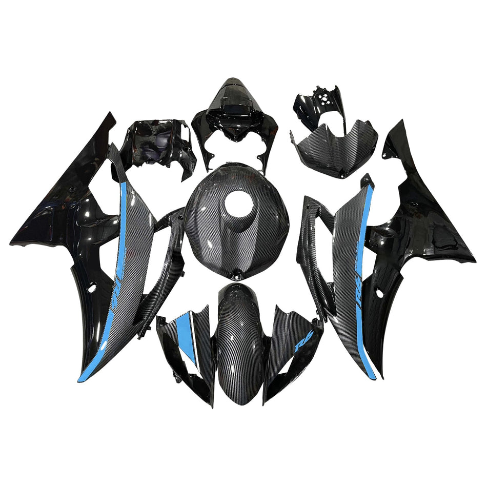 インジェクションフェアリングキット ボディワーク プラスチック ABS ヤマハ YZFR6 YZF-R6 2008-2016用